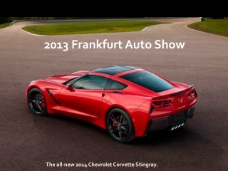 2013 Frankfurt Auto Show: Six hot car launches