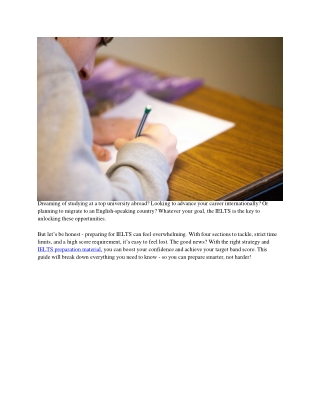How to Prepare for IELTS