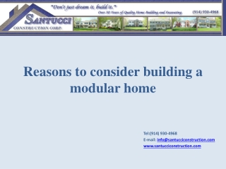 Reasons to consider building a modular home
