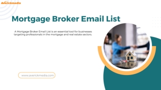 Mortgage Broker Email List