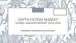 Depth Filters Market to Reach USD 4.96 Billion by 2030