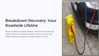 Breakdown Recovery