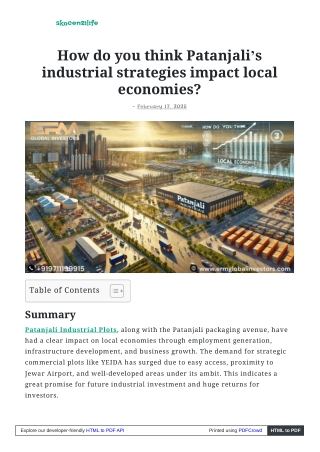 How do you think Patanjali’s industrial strategies impact local economies