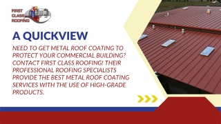 Highly-Effective Metal Roof Coating Services| Top-Rated Roofing Company in Reyno