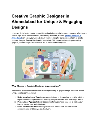 Creative Graphic Designer in Ahmedabad for Unique & Engaging Designs