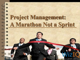 Project management- A Marathon not a Sprint