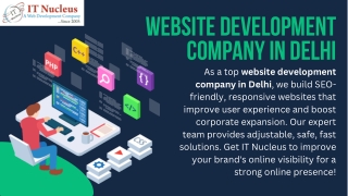 Website Development Company in Delhi
