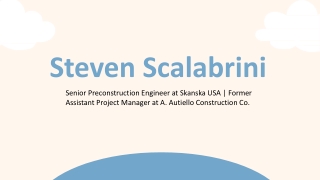 Steven Scalabrini - An Inspiring Force From Oakland, NJ