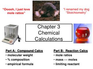 Chapter 3 Chemical Calculations