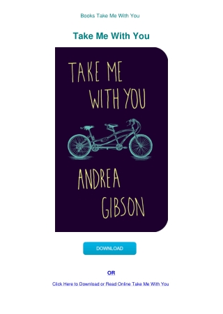 Books  Take Me With You