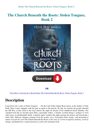 Books The Church Beneath the Roots Stolen Tongues  Book 2