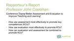 Rapporteur s Report Professor John Coolahan