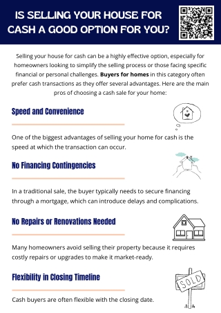 Is Selling Your House For Cash A Good Option For You?