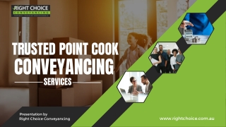 Reliable Point Cook Conveyancing for Smooth Property Transactions