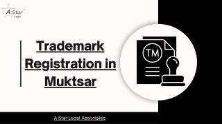 Trademark Registration in Muktsar