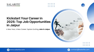 Kickstart Your Career in 2025 Top Job Opportunities in Jaipur