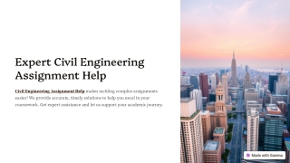 Expert-Civil-Engineering-Assignment-Help