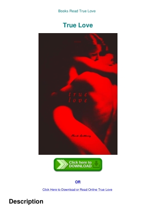 Books Read True Love