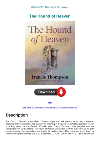 eBooks PDF The Hound of Heaven