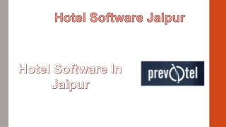 Hotel Software In Jaipur