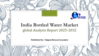 India Bottled Water Market Set to Reach USD 11.39 Billion by 2032, Growing