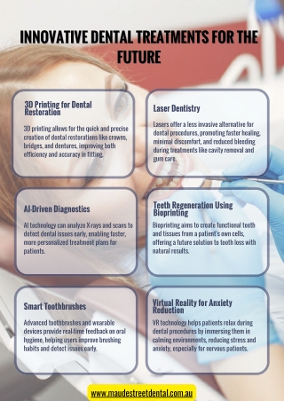 Innovative Dental Treatments for the Future