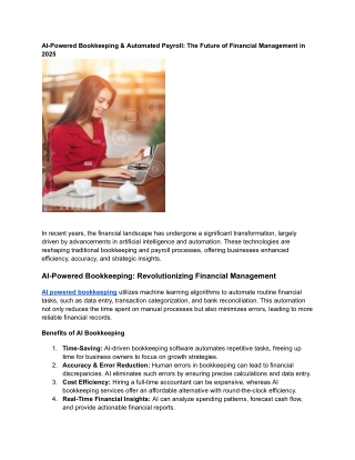 AI-Powered Bookkeeping & Automated Payroll_ The Future of Financial Management in 2025