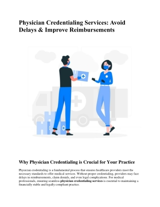 Physician Credentialing Services
