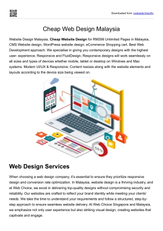 Cheap Web Design Malaysia