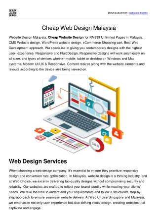 Cheap Web Design Malaysia