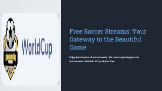 Free Soccer Streams