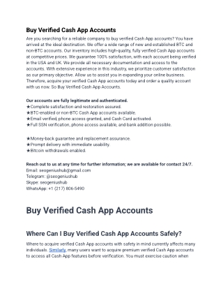 The Ultimate Guide to Buy Verified Cash App Accounts in 2025