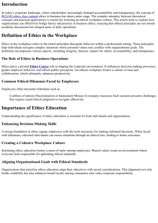 Bridging Theory and Practice in Business Ethics