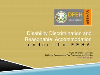 Disability Discrimination and Reasonable Accommodation under the FEHA