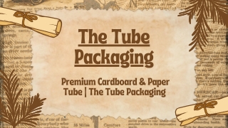 Advantages of Paper Tubes