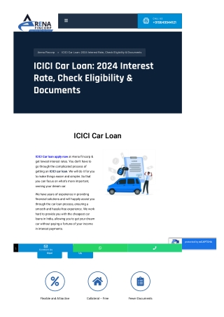 ICICI Car Loan Interest Rate: Affordable Financing for Your Dream Car