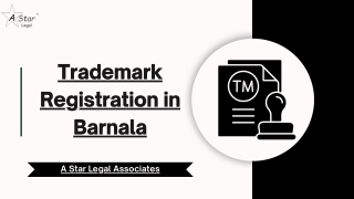 Trademark Registration in Barnala