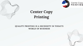 Center Copy Printing - Your Top Choice Digital Print Shop in Colorado