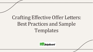 Offer Letter Sample