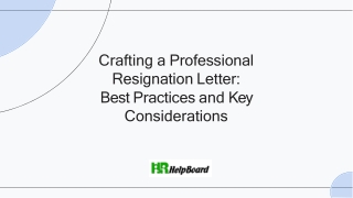Resignation Letter Email