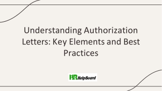 Authorization Letter Format