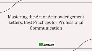 Sample Acknowledgement