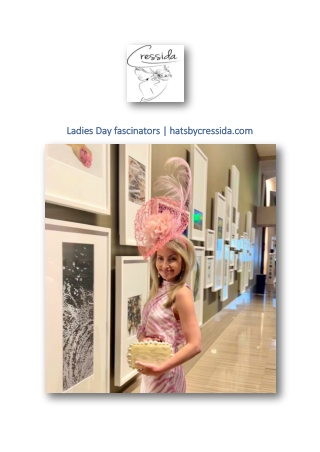 Ladies Day fascinators | hatsbycressida.com