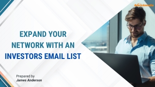 Expand Your Network with an Investors Email List