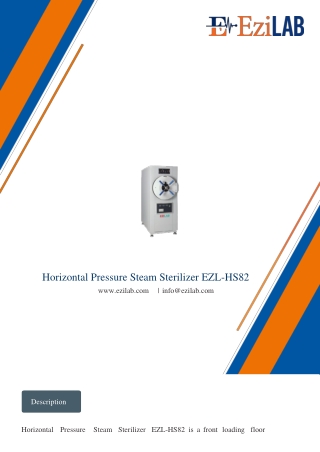 Horizontal-Pressure-Steam-Sterilizer-EZL-HS82