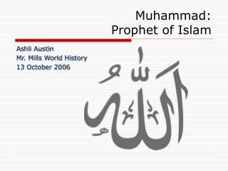 Muhammad: Prophet of Islam