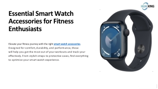 Essential Smart Watch Accessories for Fitness Enthusiasts