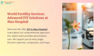 IVF In Max Hospital