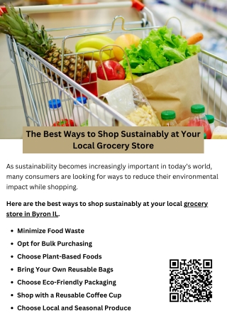 The Best Ways to Shop Sustainably at Your Local Grocery Store