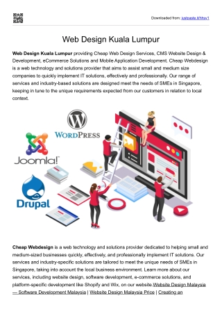 Web Design Kuala Lumpur